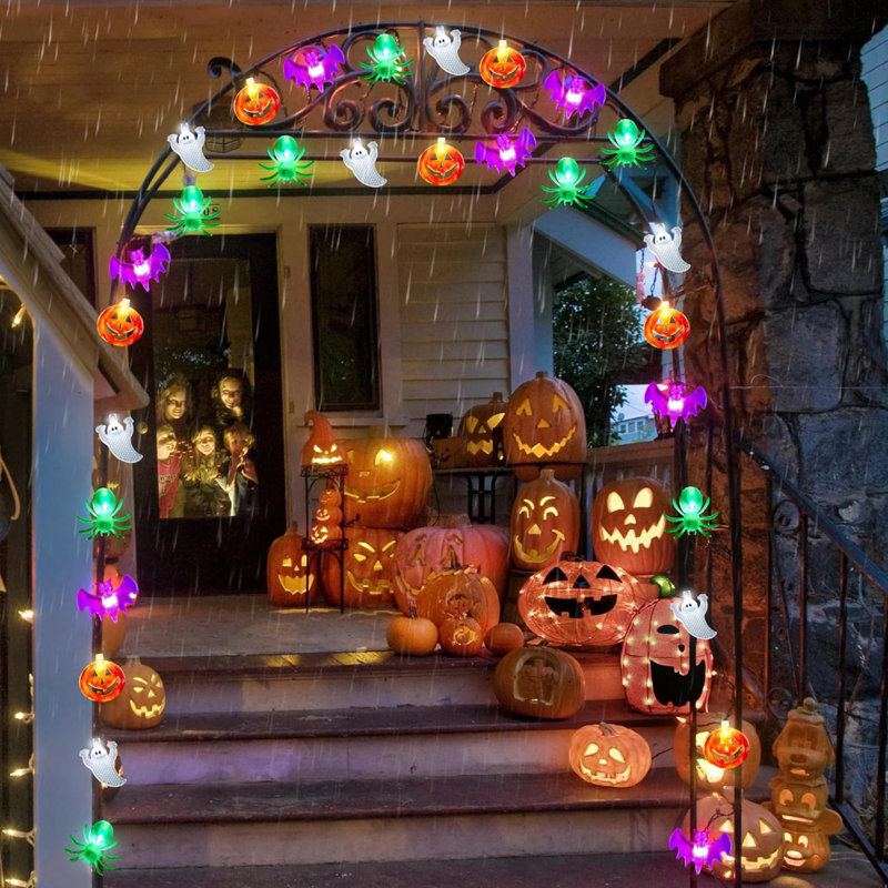 Battery operated halloween lanterns discount
